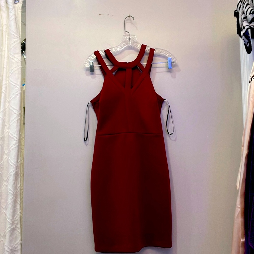 Women's size 2 Dark red 'Guess' graduation dress